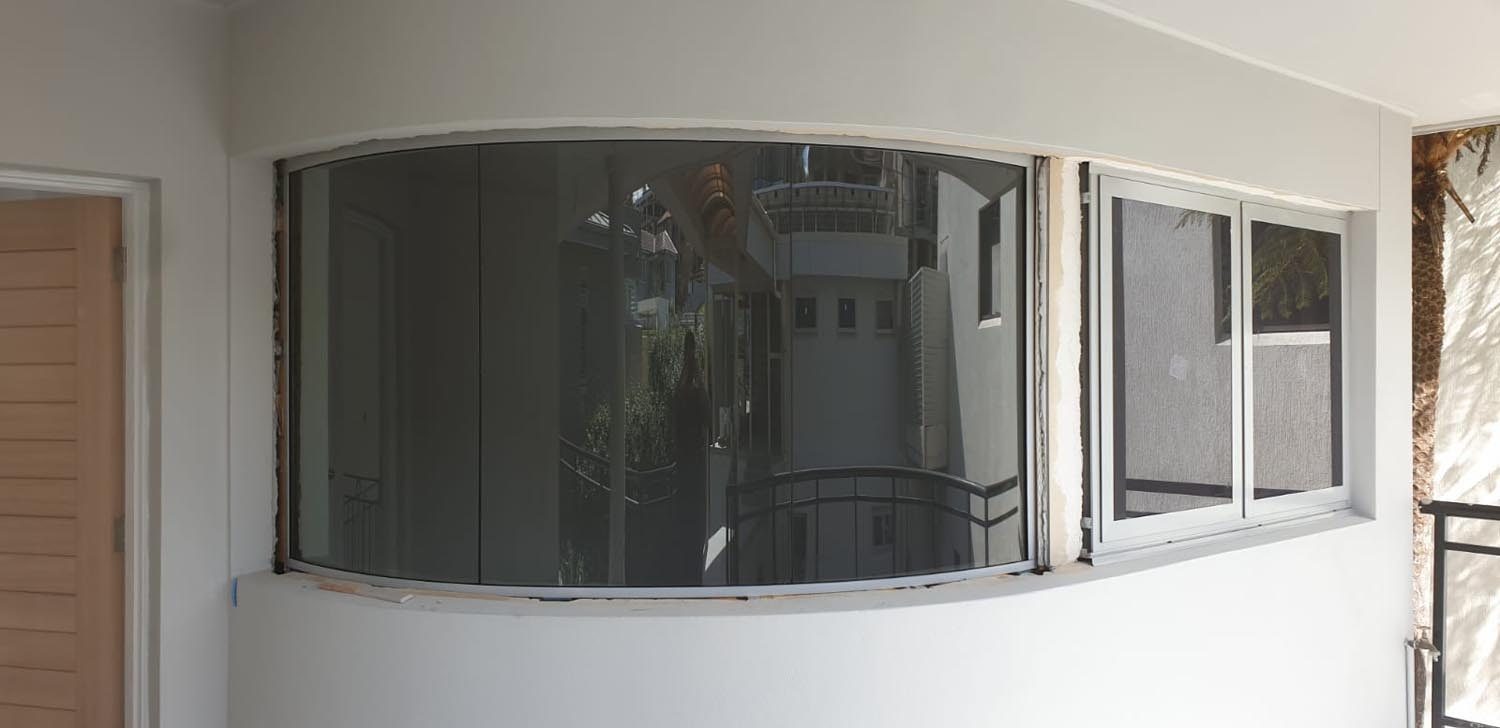 Curved Glass Repairs & Installation project 8