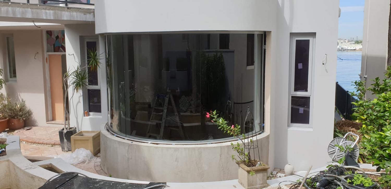 Curved Glass Repairs & Installation project 7